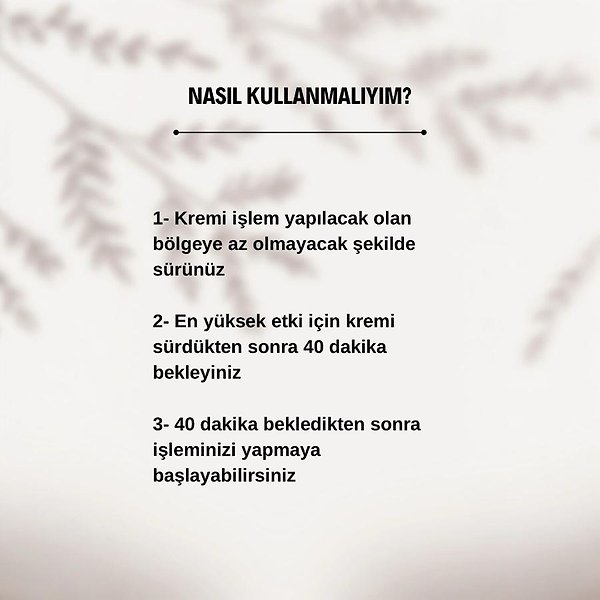 ANESTEZİ KREMİ - ACI AZALTICI KREM 50Ml