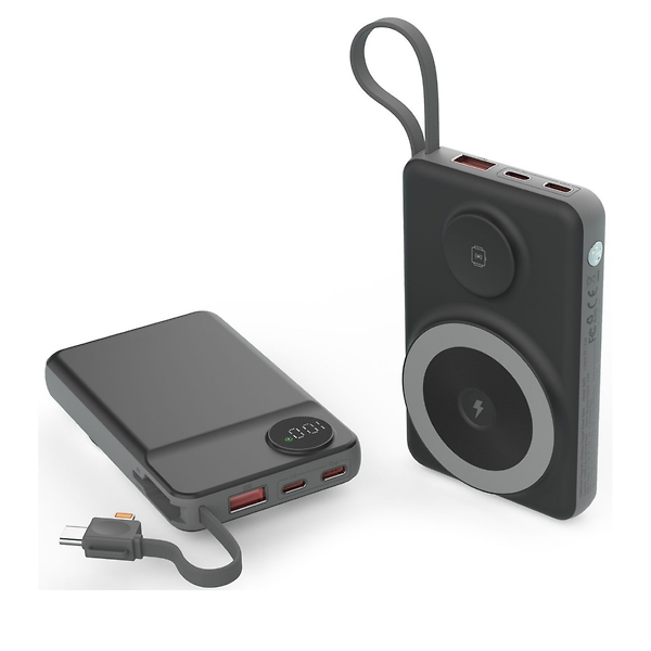 22.5W 10000 MAh Magsafe Powerbank (Gri)