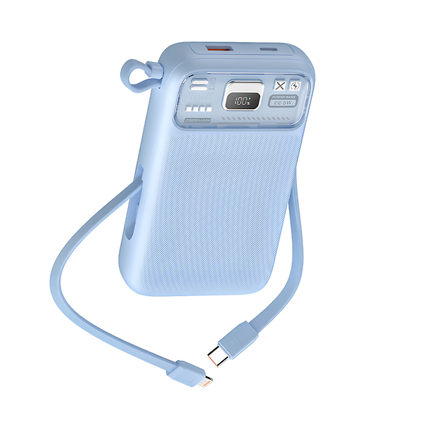 20W + 15W PD 15W 10000 MAh Taşınabilir Powerbank (Mavi)